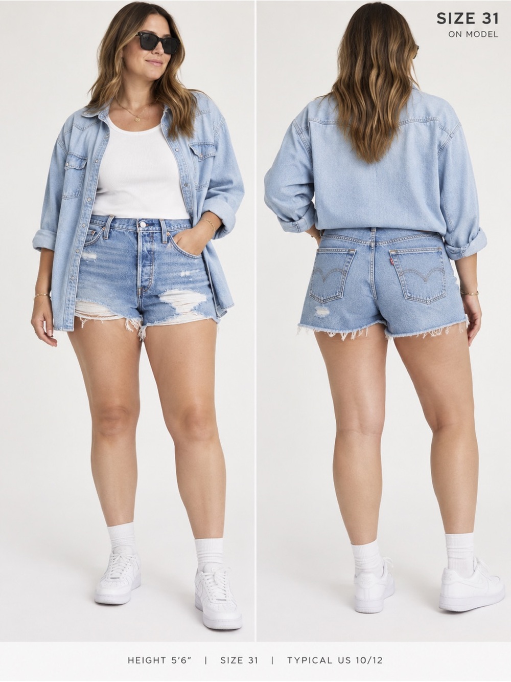 NWT Levi's Women's 501 Original Shorts Size: 31 NEW